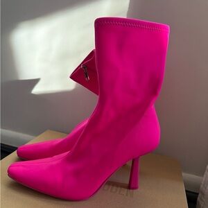 Steve Madden Hot Pink Heeled Boots